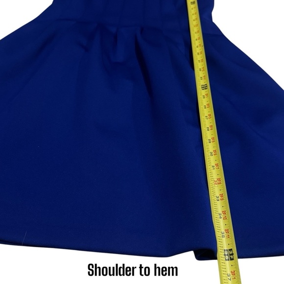 NEW Vince Camuto Blueish Purple A-Line Career Wear Mini Dress Size 10 - Picture 11 of 11